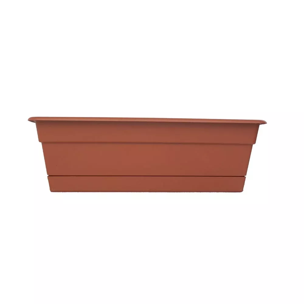 Bloem Terracotta Window Box Planter, 18"