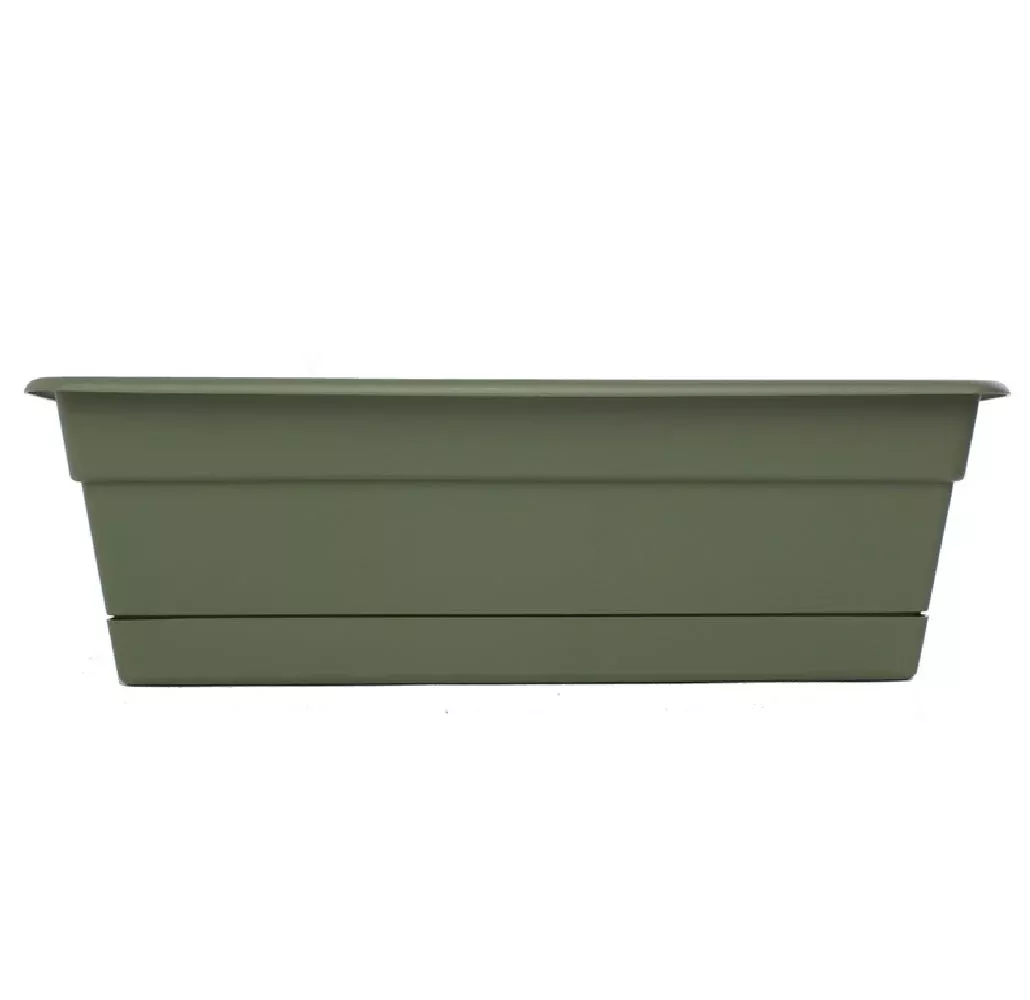 Bloem Window Box Planter, Green, 24"