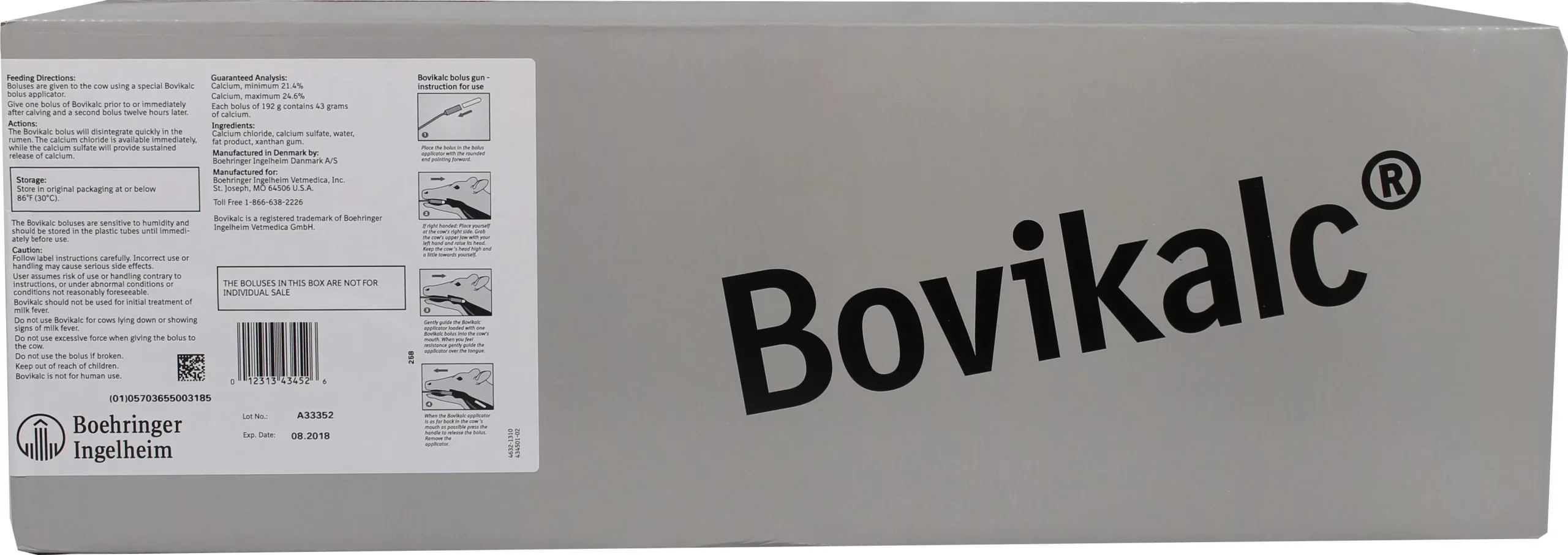 Boehringer BoviKalc Calcium Supplement 48 Count