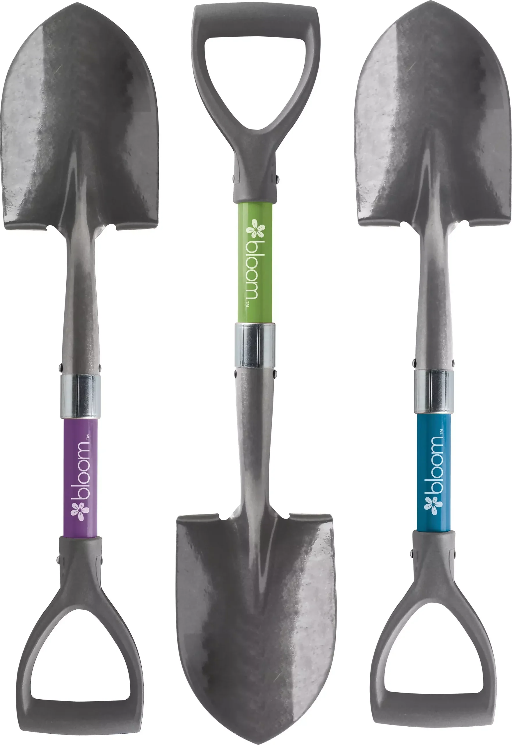 Bond Bloom Mini Shovel with Fiberglass D-Handle, Assorted 24 in