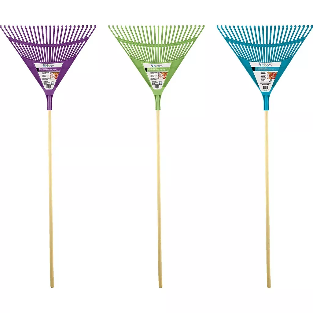 Bond Poly Fan Rake, 66 x 24 in, Assorted