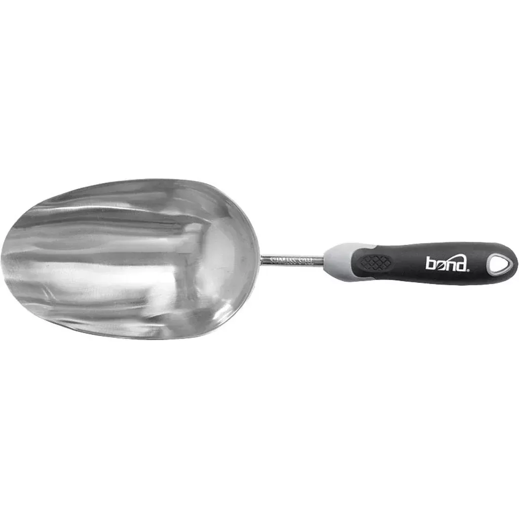 Bond Stainless Steel Large Soil Scoop, Black