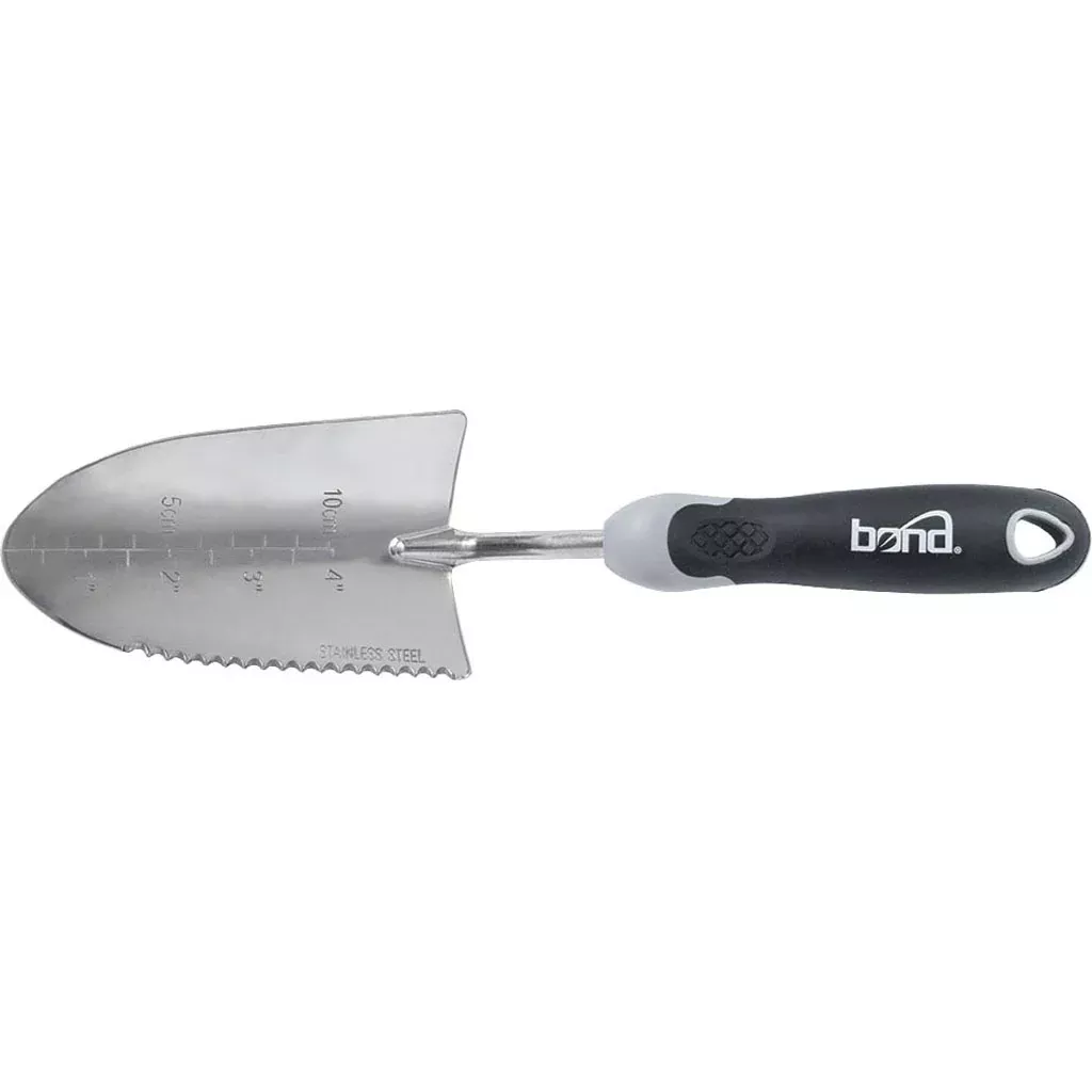 Bond Stainless Steel Trowel, Black