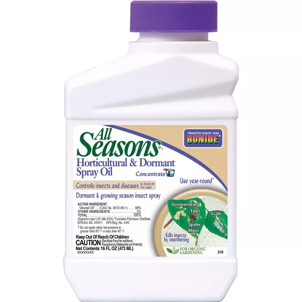 Bonide All Seasons Horticultural Oil Spray Concentrate, 1 pt