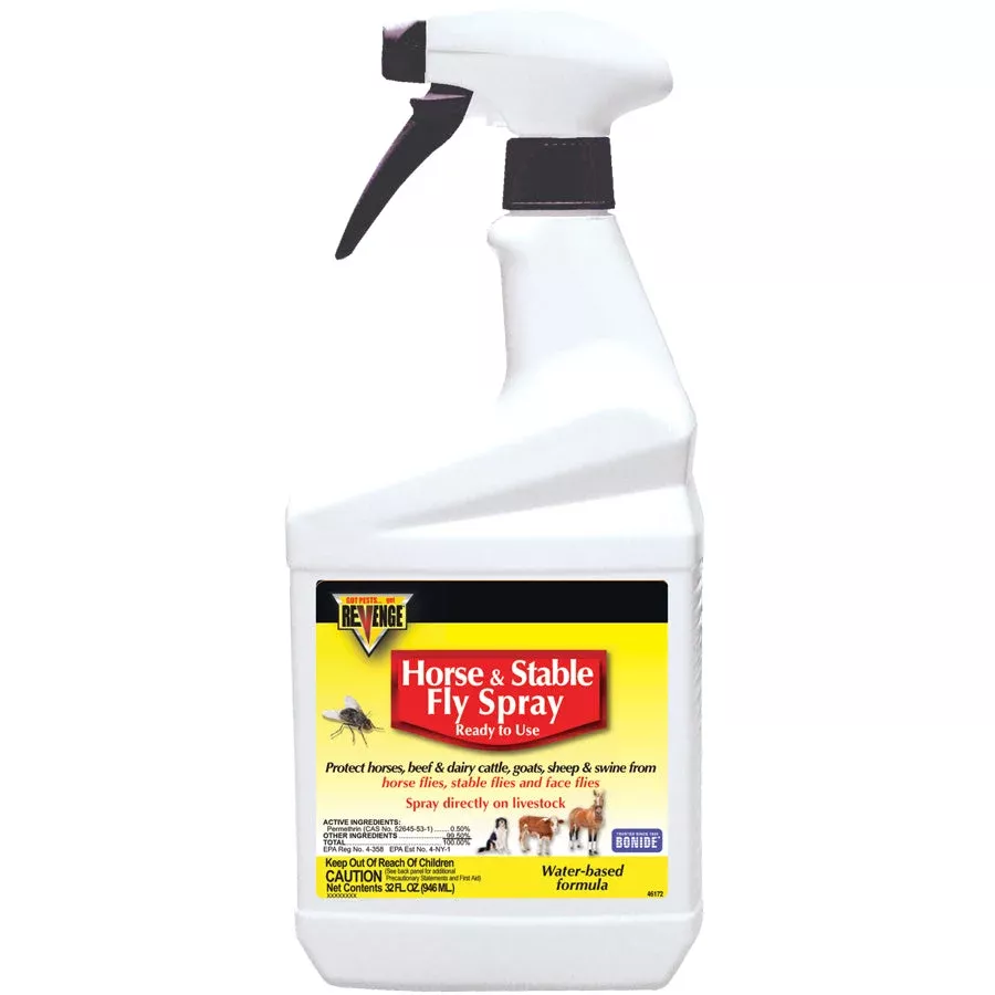 Bonide Stable Fly Spray, Ready-to-Use, 1 Quart