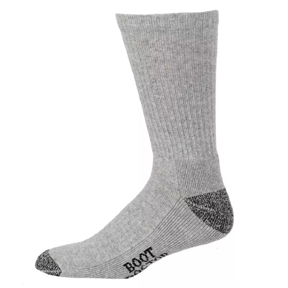 Boot Doctor Men's 2-Pack Work Boot Crew Socks