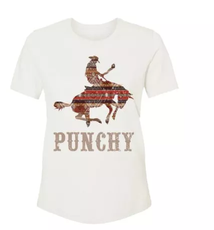 "BRONC" SERAPE TEE