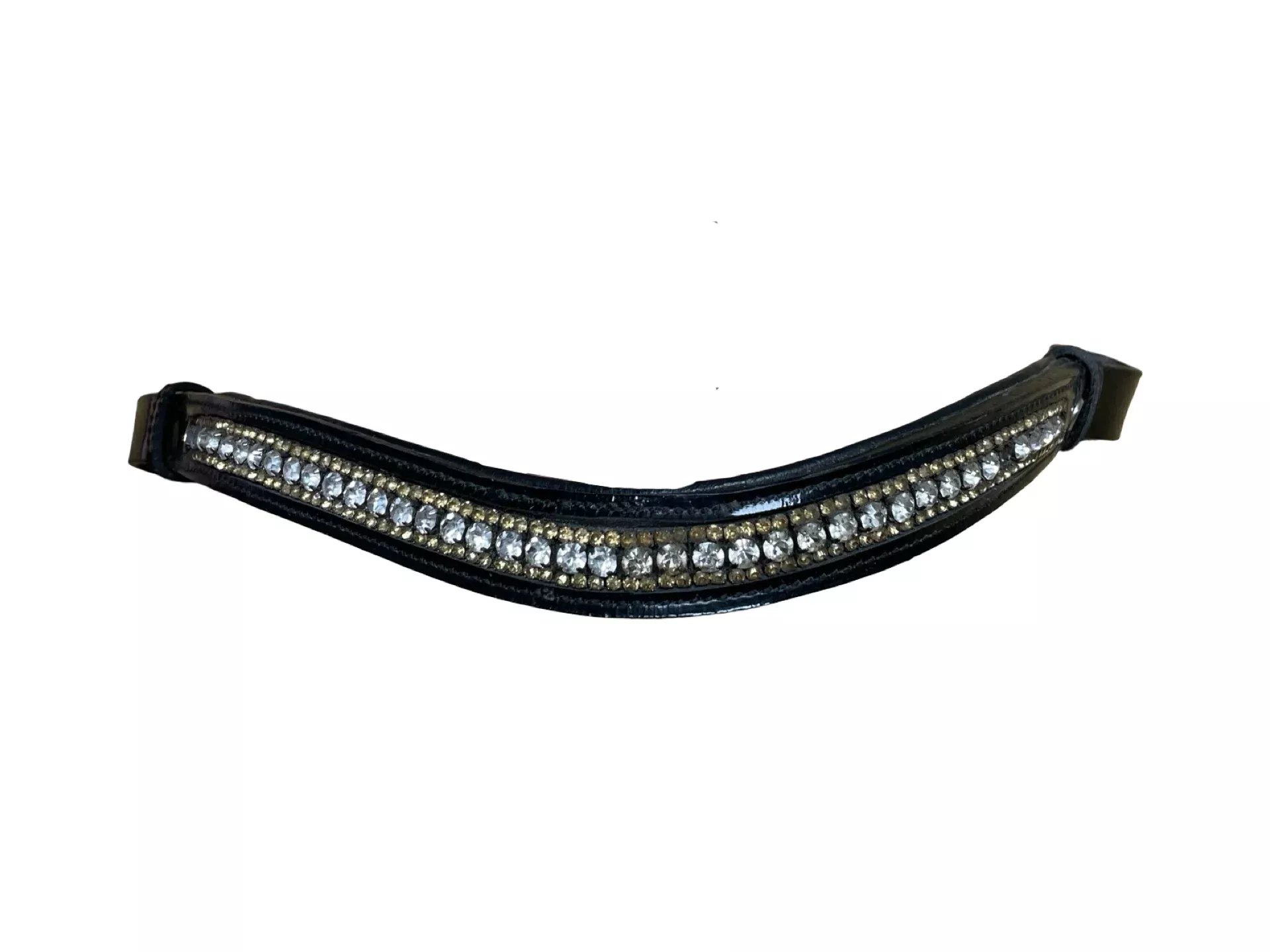 Browband - Black/Gold - Approx 17" - USED