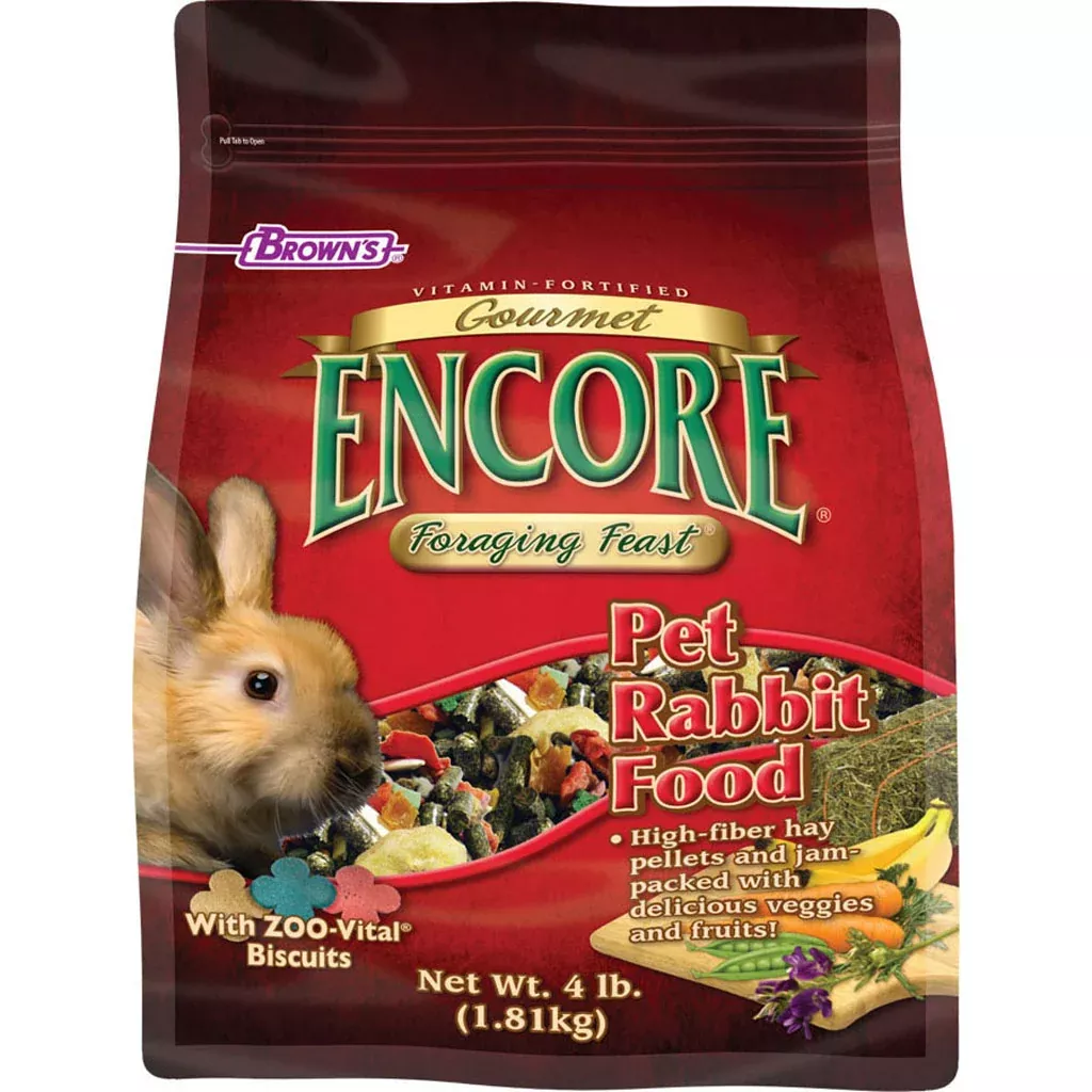 Brown's Encore Gourmet Pet Rabbit Food 4 lb