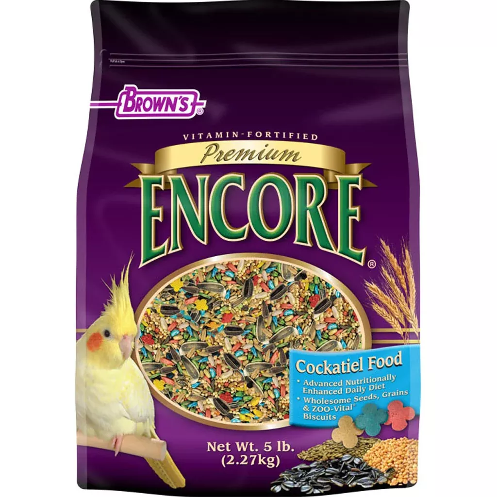 Brown's Encore Premium Cockatiel Food, 5 lb