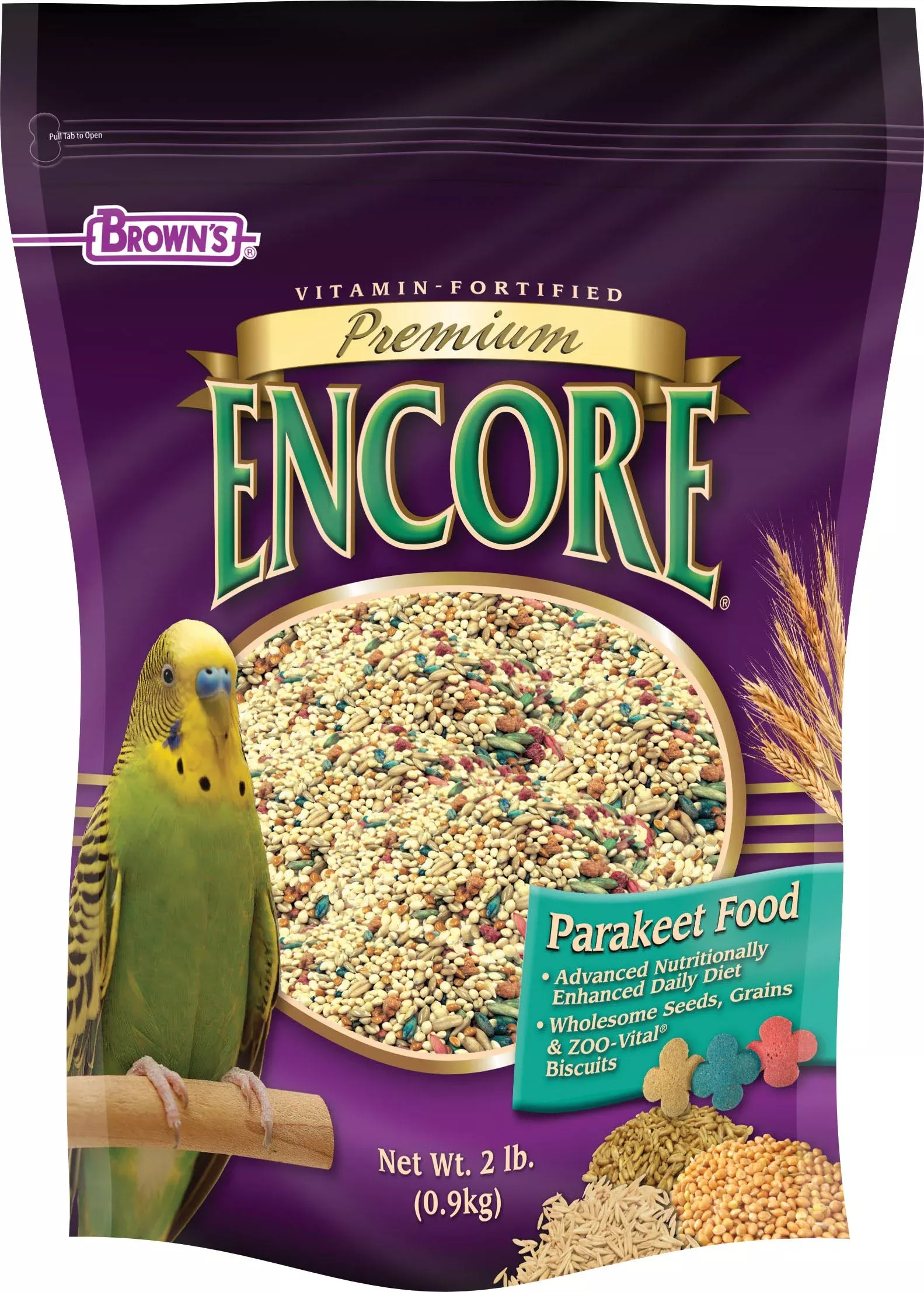 Brown's Encore Premium Parakeet Food 2 lb