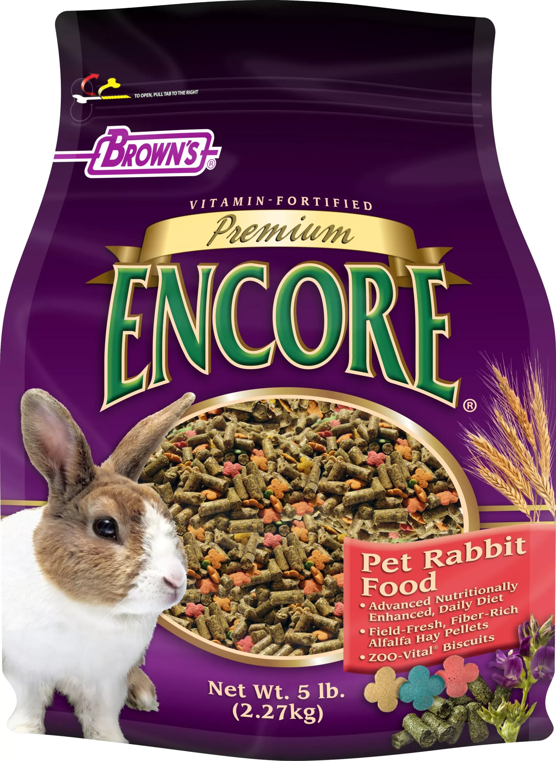Brown's Encore Premium Rabbit Food 5 lb