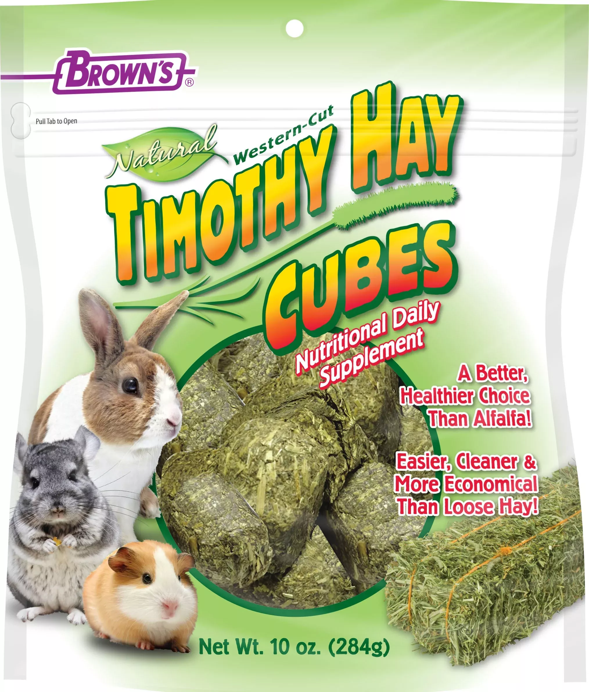 Brown's Timothy Hay Cubes 10 oz