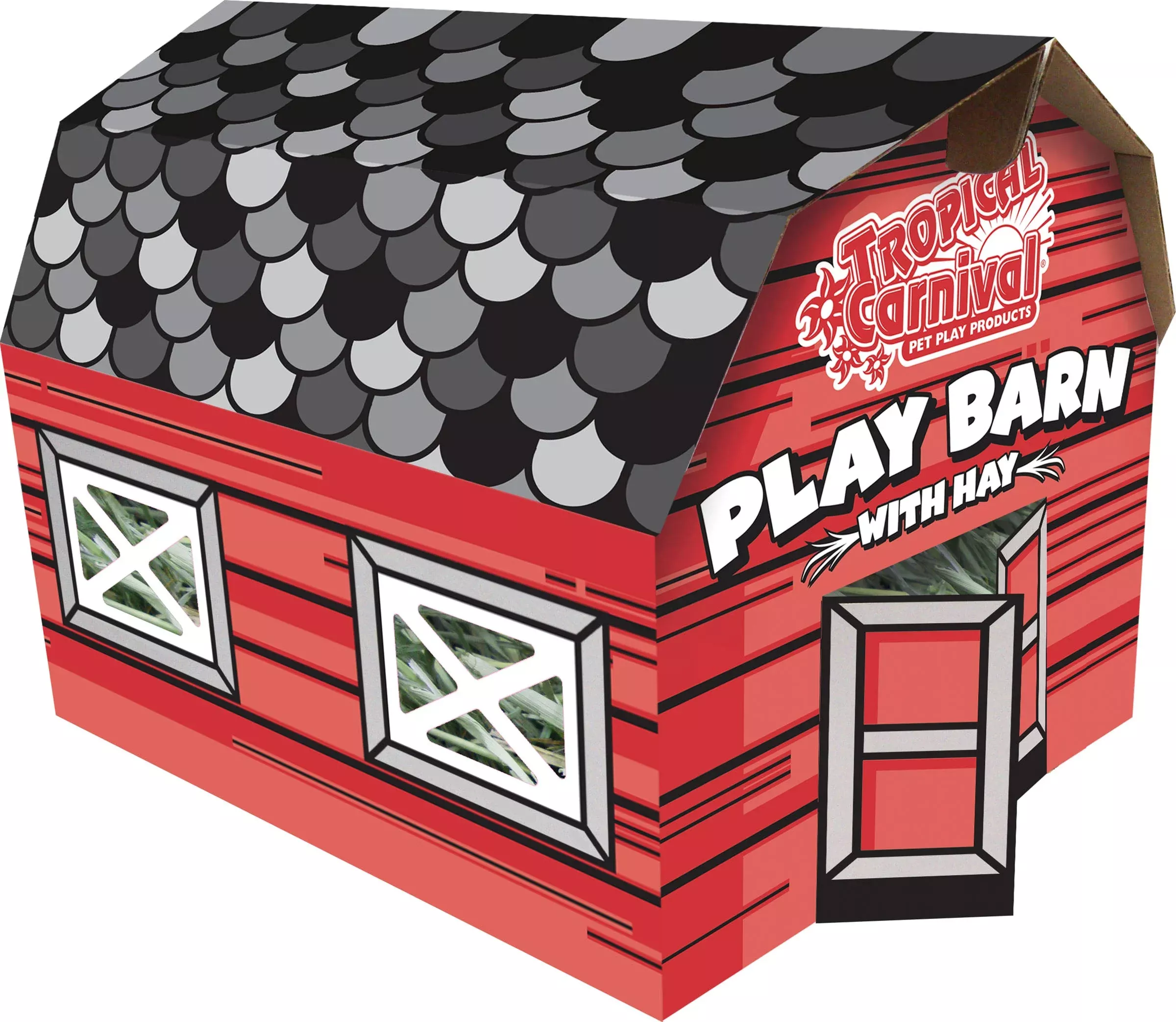 Brown's Tropical Carnival Play Barn with Hay 8 oz