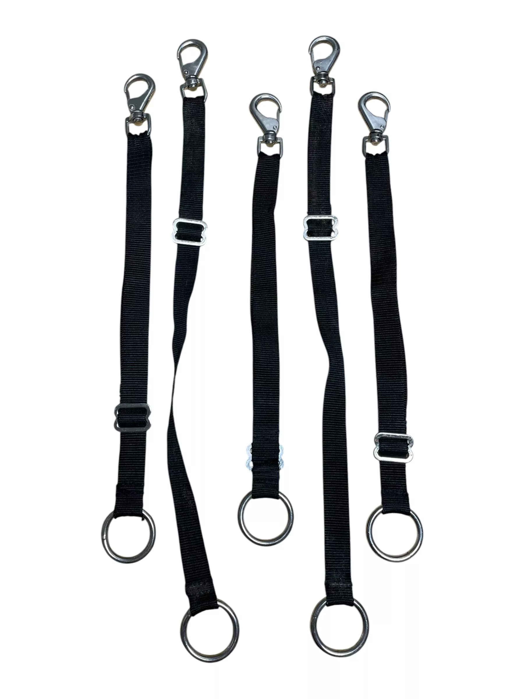 Bucket Straps *Set Of 5* - Black - Adjustable - USED