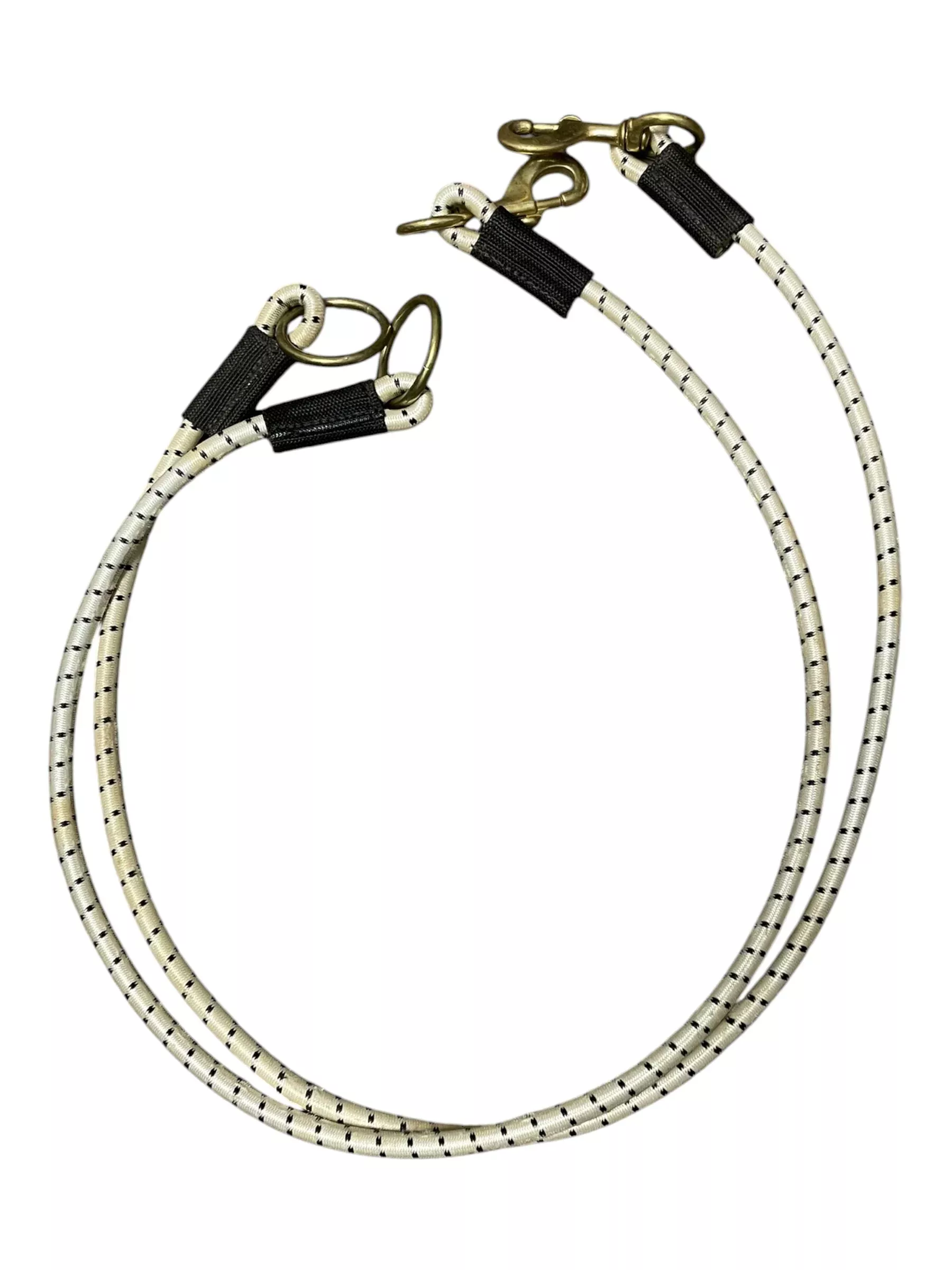 Bungee Cross Ties *Pair* - Black/White - USED