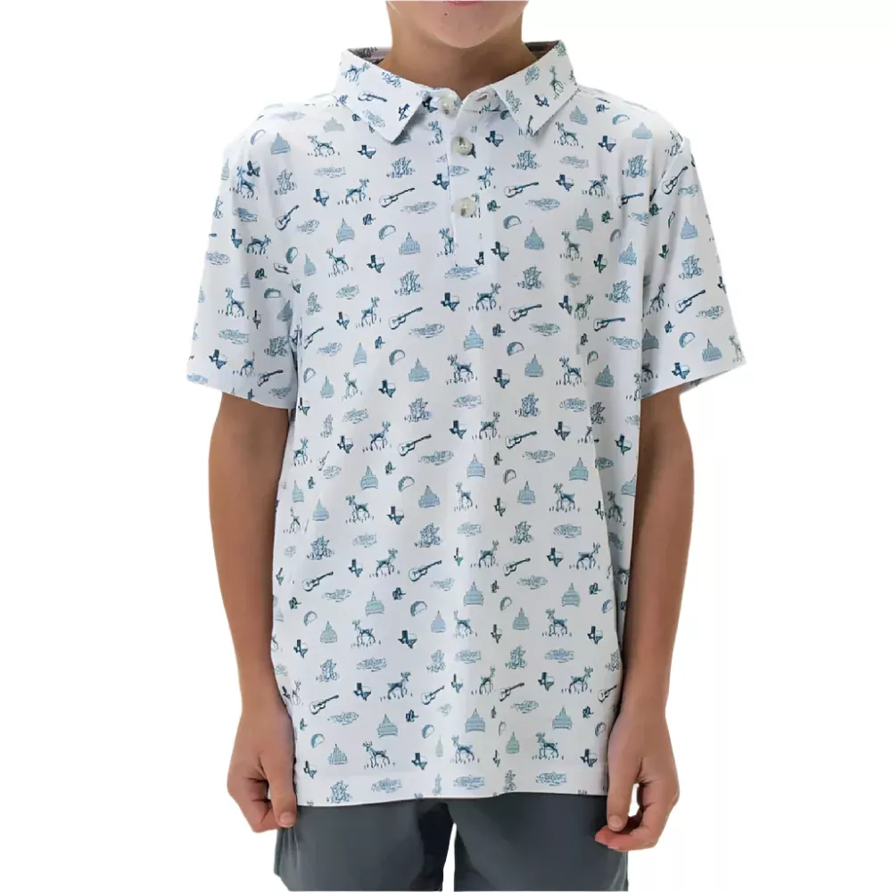Burlebo Boy's Lone Star State Performance Polo