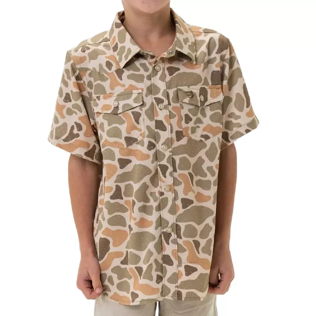Burlebo Boy's Performance Western Shirt
