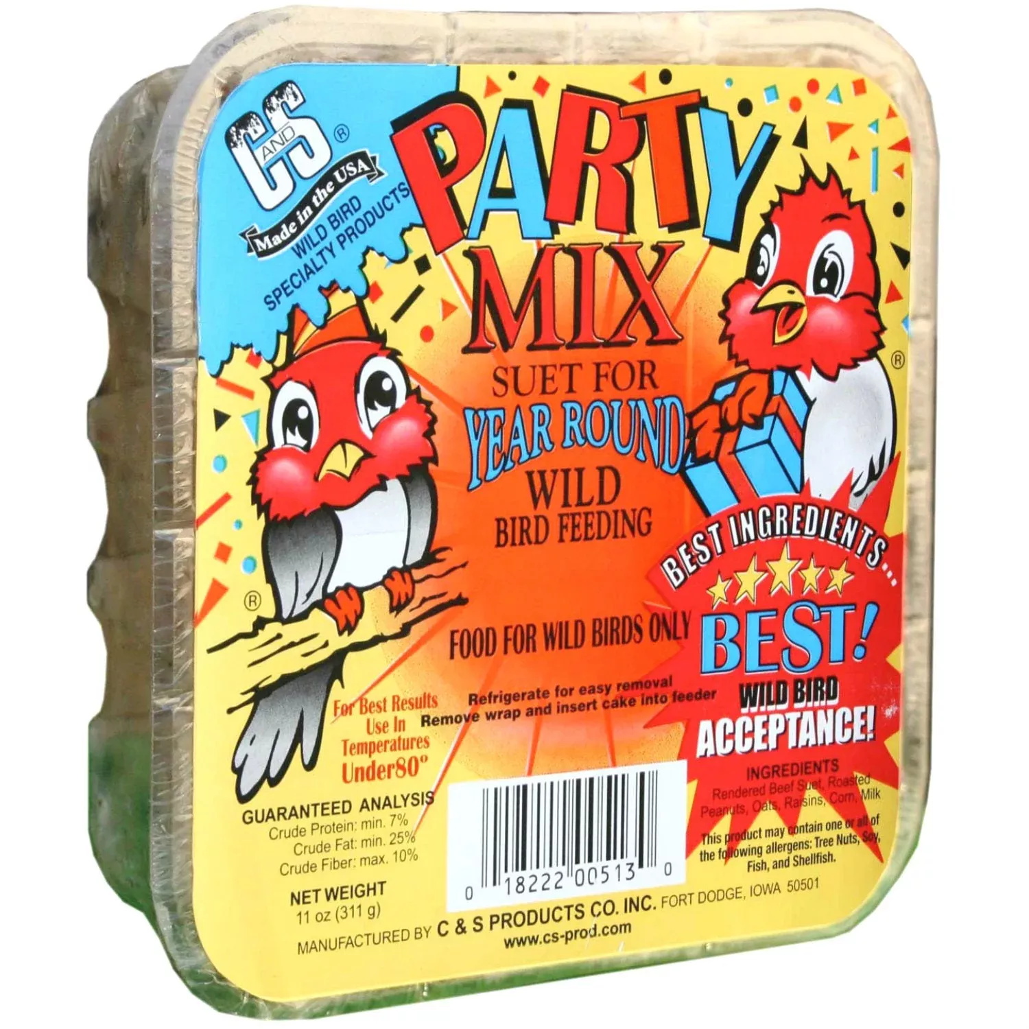 C&S 11oz Party Mix Suetcake