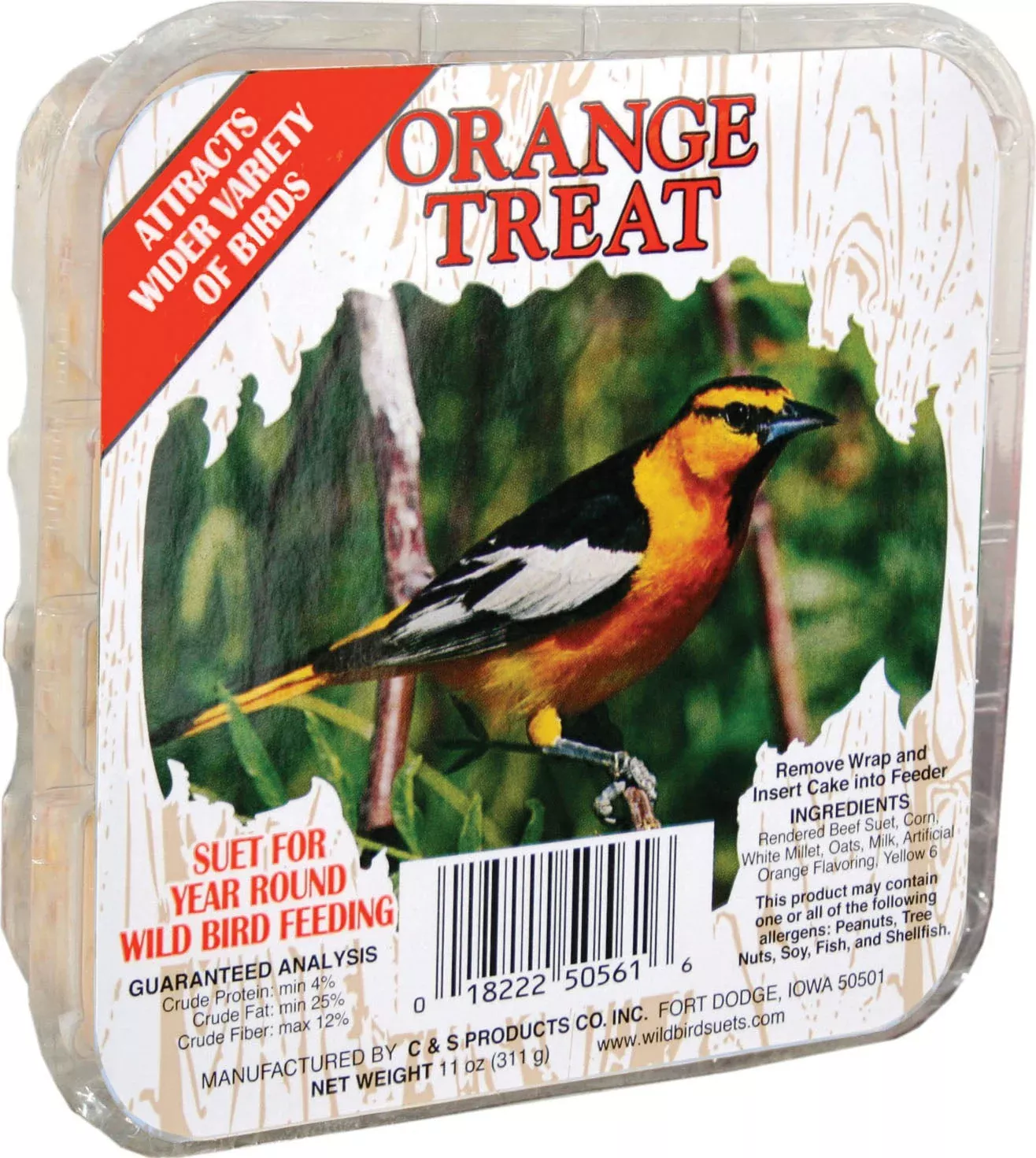 C&S Pictorial Label Suet Orange 11 oz