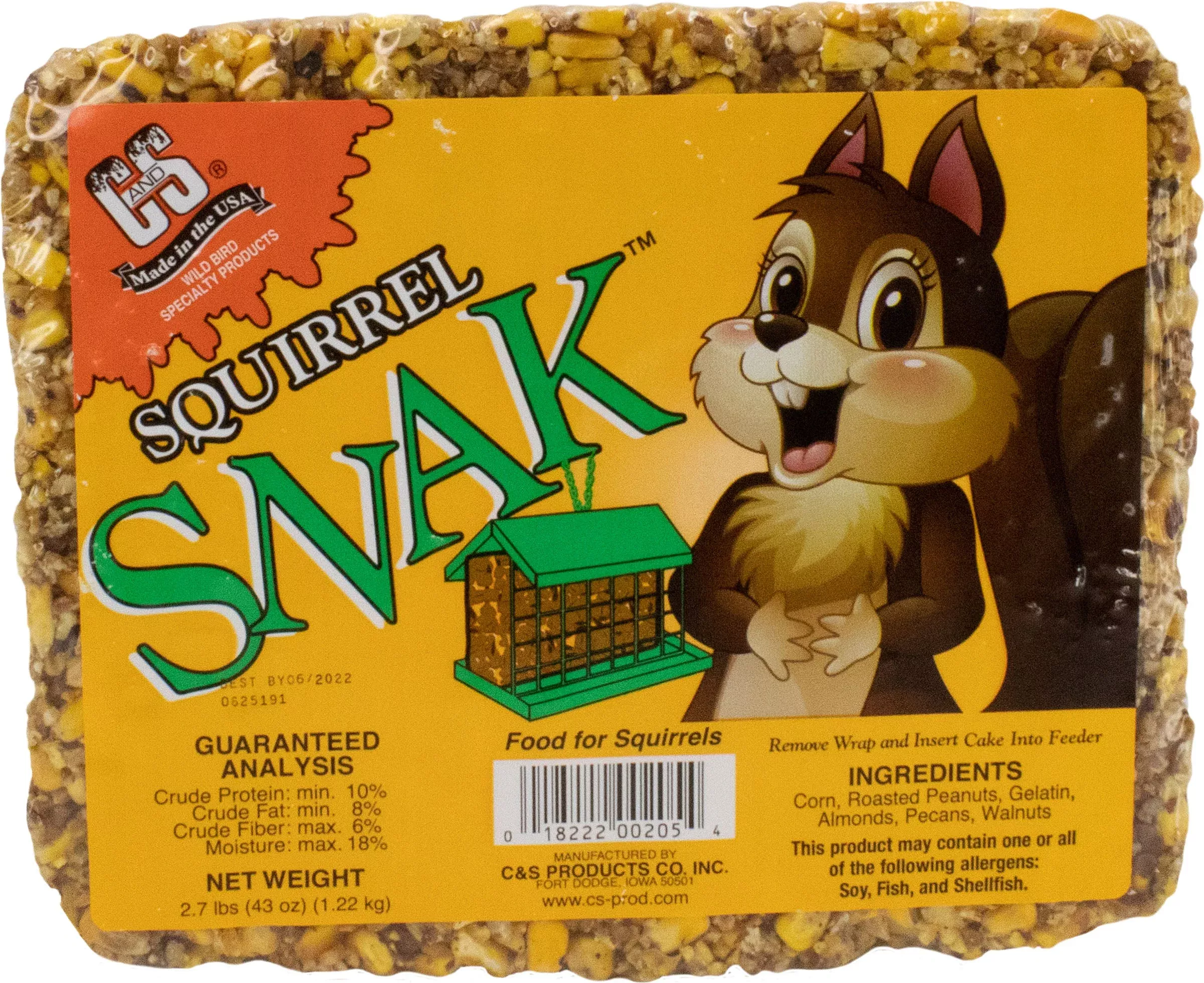 C&s Squirrel Snak 2.7 LB