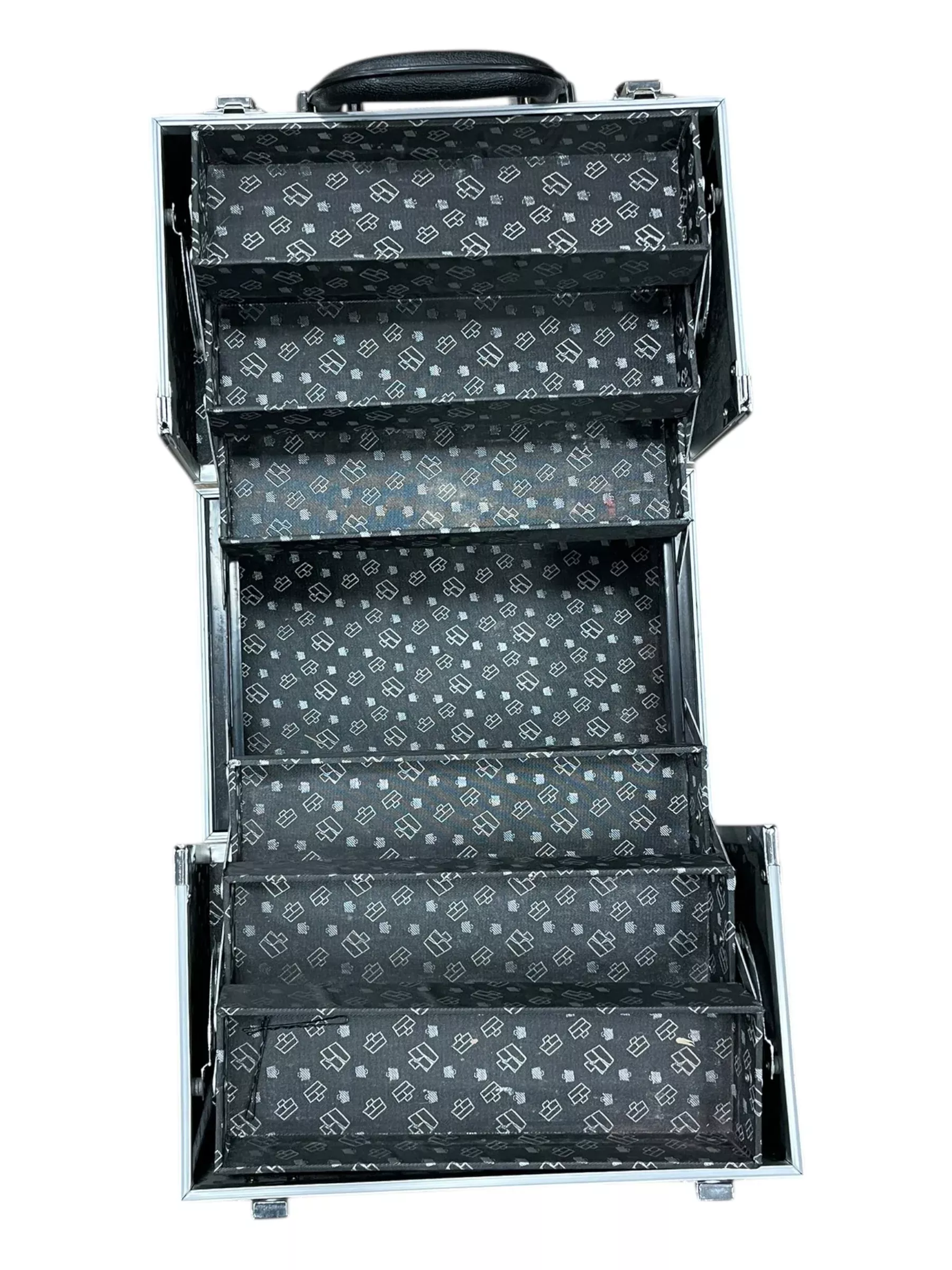 Caboodle Show Makeup Organizer - Black - 11" x 8" x 10" - USED