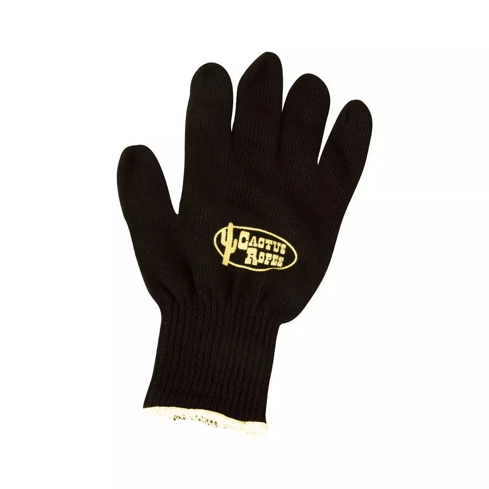 Cactus Black Cotton Roping Gloves - 24pk