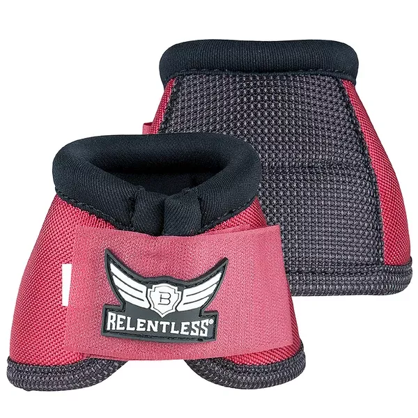 Cactus Ropes Relentless Strikeforce Nylon Horse Leg Bell Boots Wine