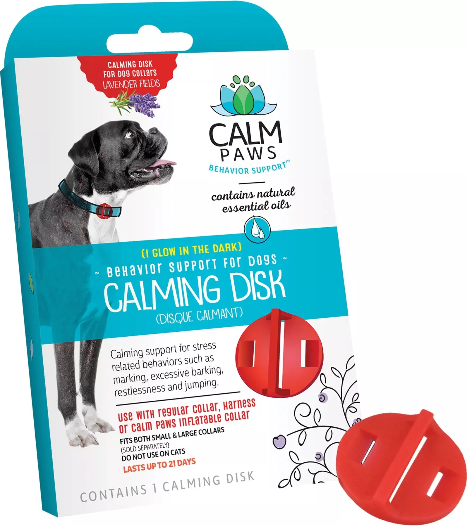 Calm Paws Calming Disk Medallion for Dogs