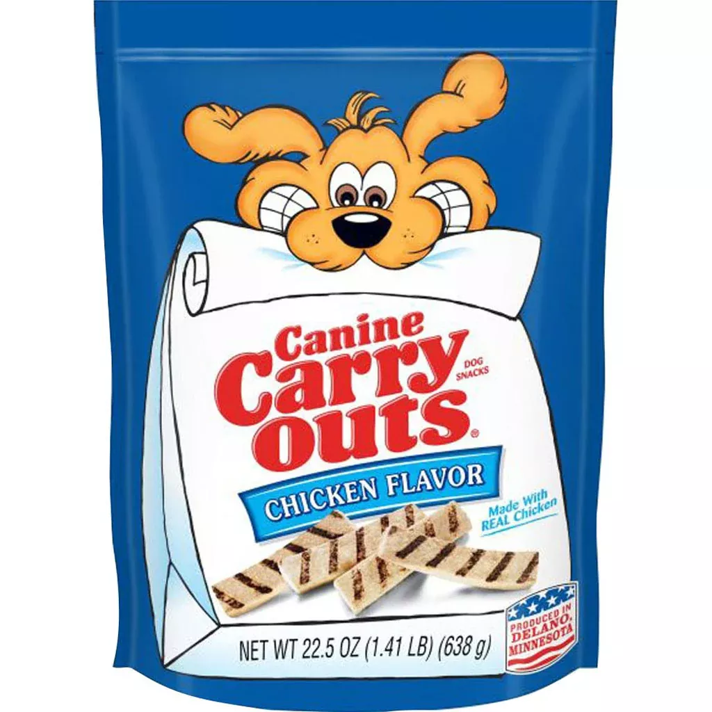 Canine Carry Outs Chicken Flavored Dog Treats 22.5 Oz