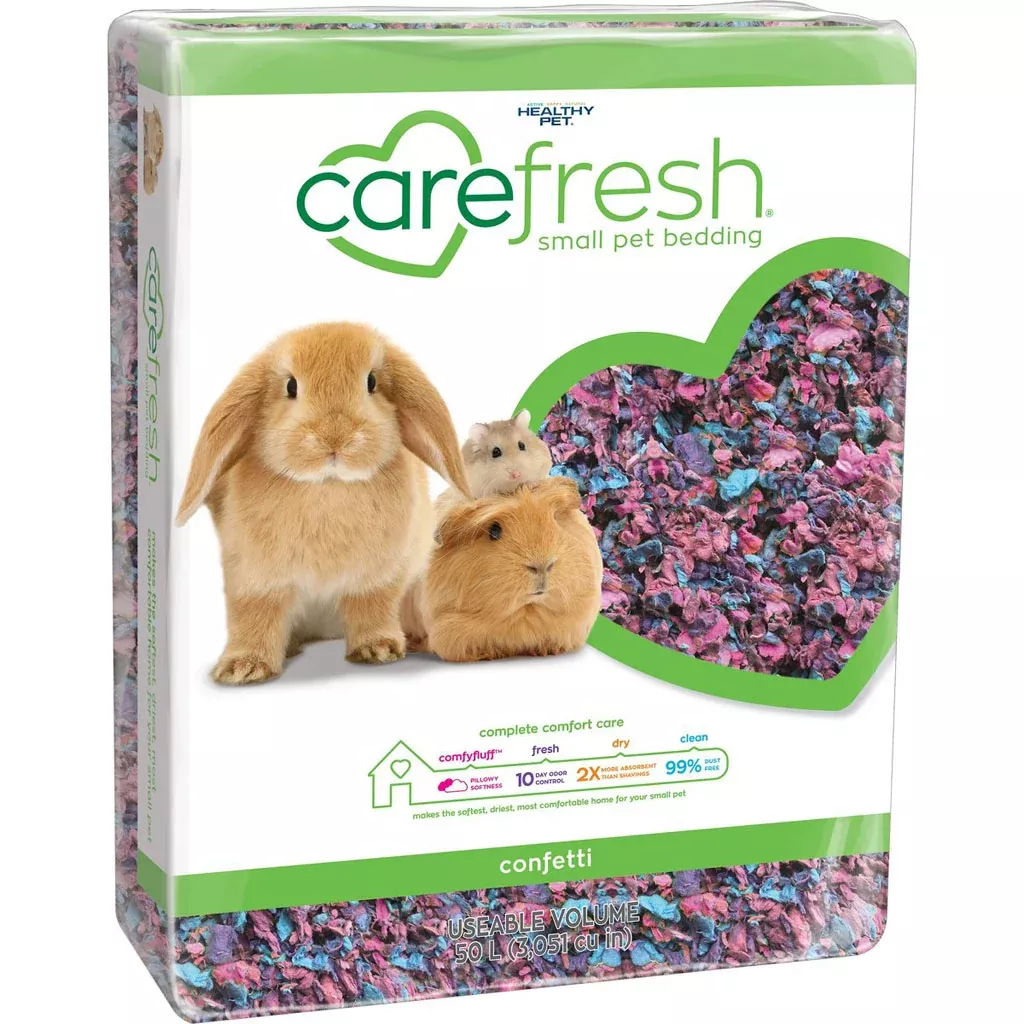 Carefresh Small Pet Bedding, Confetti, 50 L