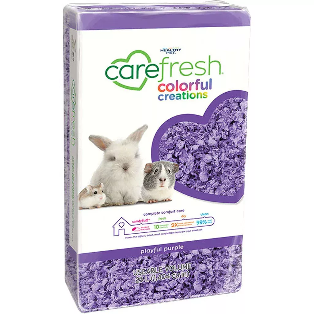 Carefresh Small Pet Bedding, Purple 23 L