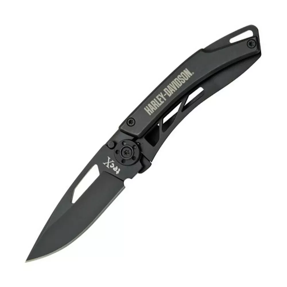 Case Harley-Davidson Black Stainless Handle Tec X