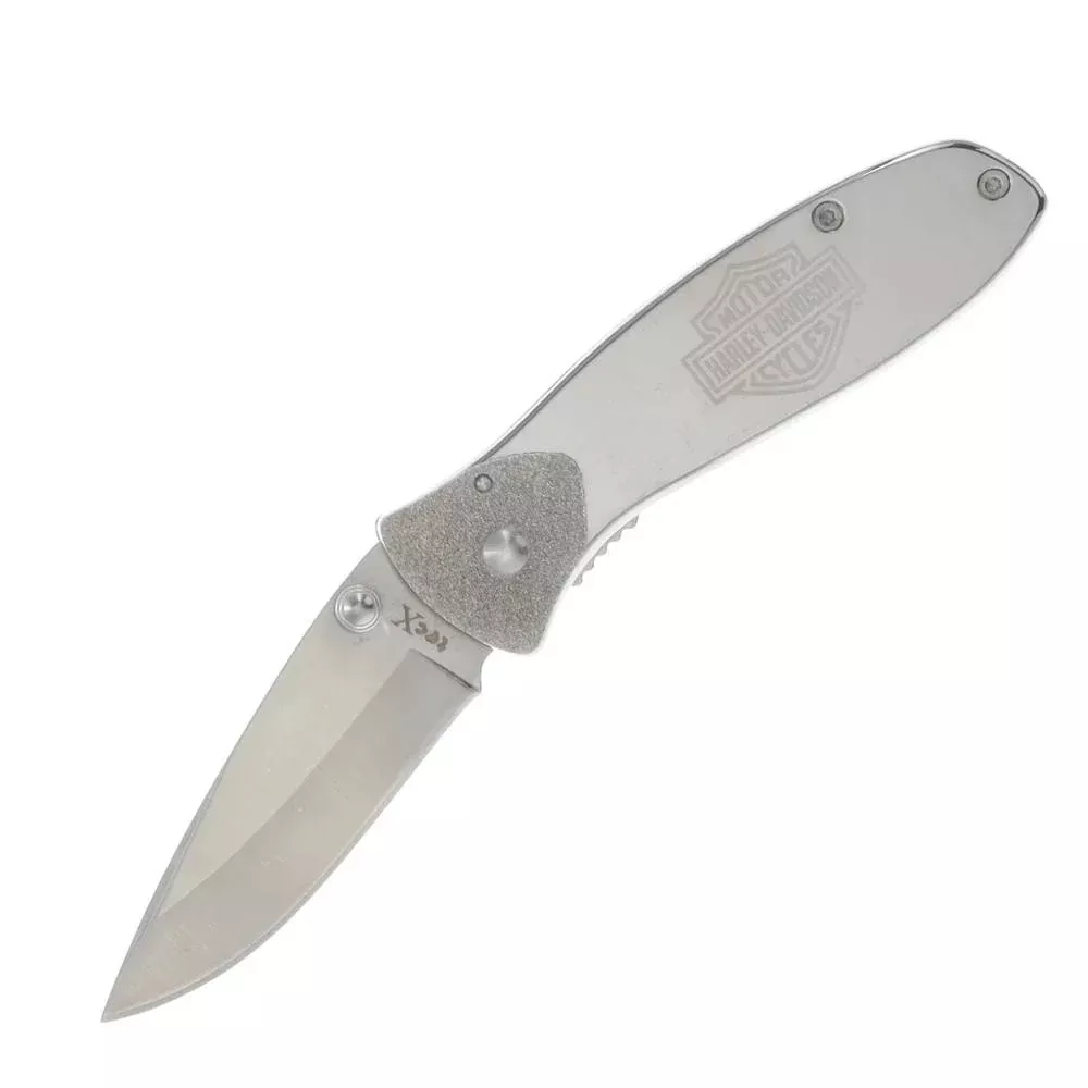 Case Harley-Davidson - tecX Polished Stainless Handle
