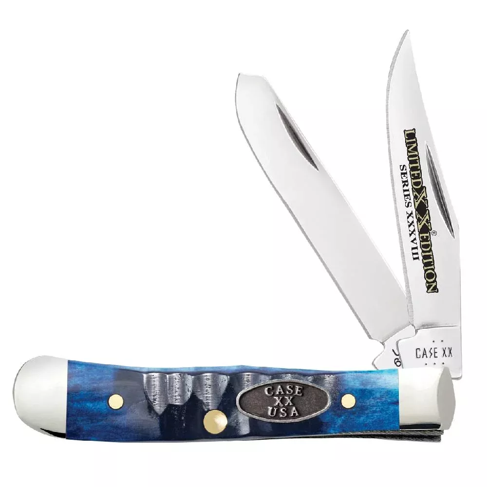 Case Tiny Trapper - Ocean Blue Bone Gator Jig - Limited Edition XXXVIII
