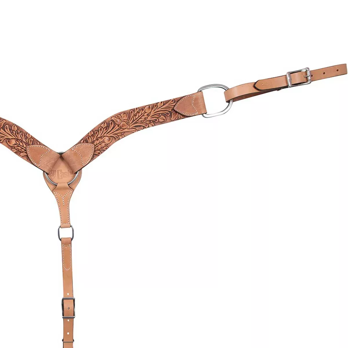 Cashel 2-1/4" Antique Leaf Breast Collar