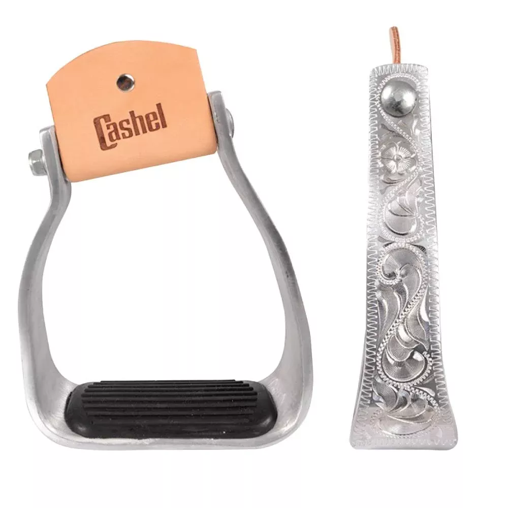 Cashel Engraved Slanted Stirrup
