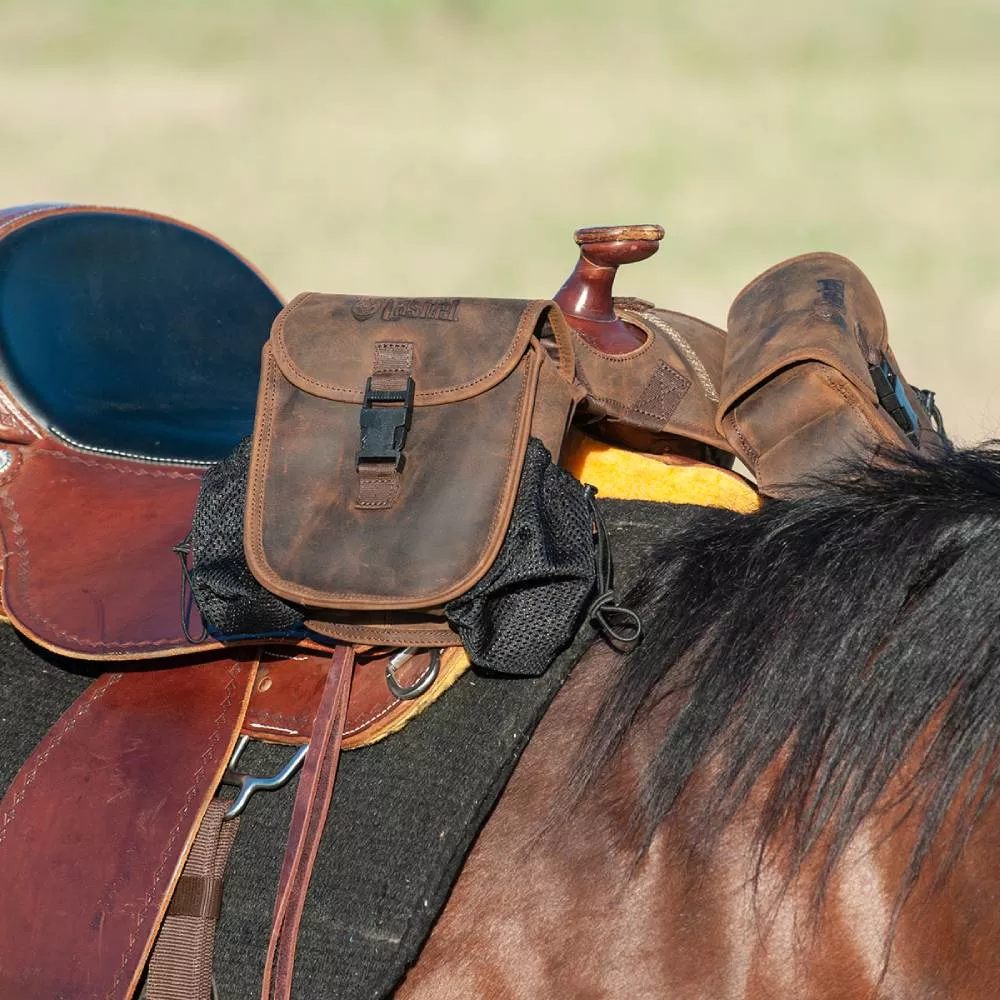 Cashel Small Leather Horn Bag