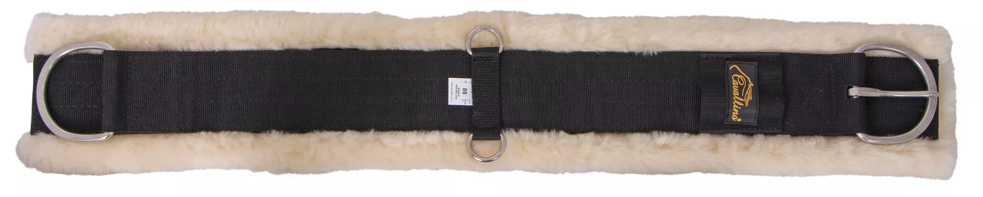 Cavallino ComfiEze Natural Western Buckle/Dee Girth