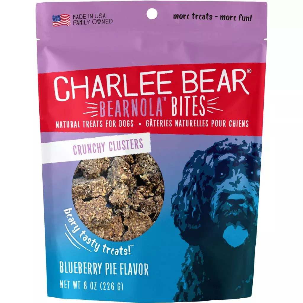 Charlee Bear Bearnola Bites Blueberry Pie, 8 oz