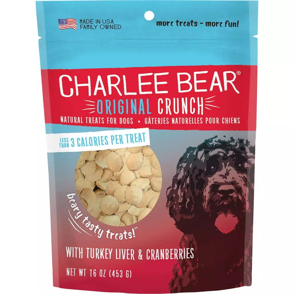 Charlee Bear Original Crunch Turkey Liver & Cranberries, 16 oz
