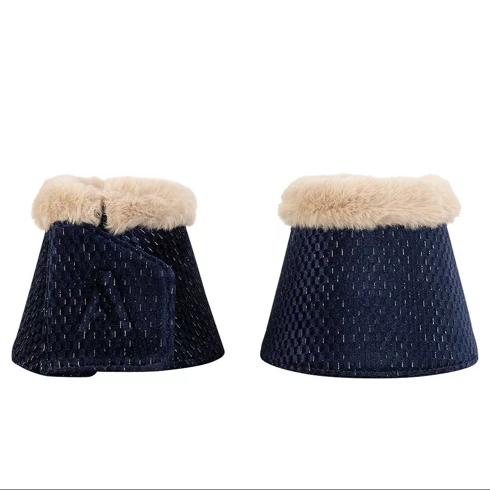 Check Velvet Bell Boots