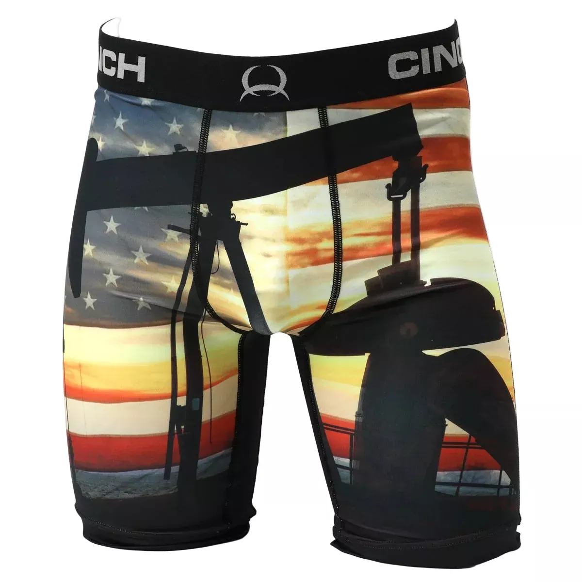 Cinch Men's 9" Pump Jack Boxer Brief
