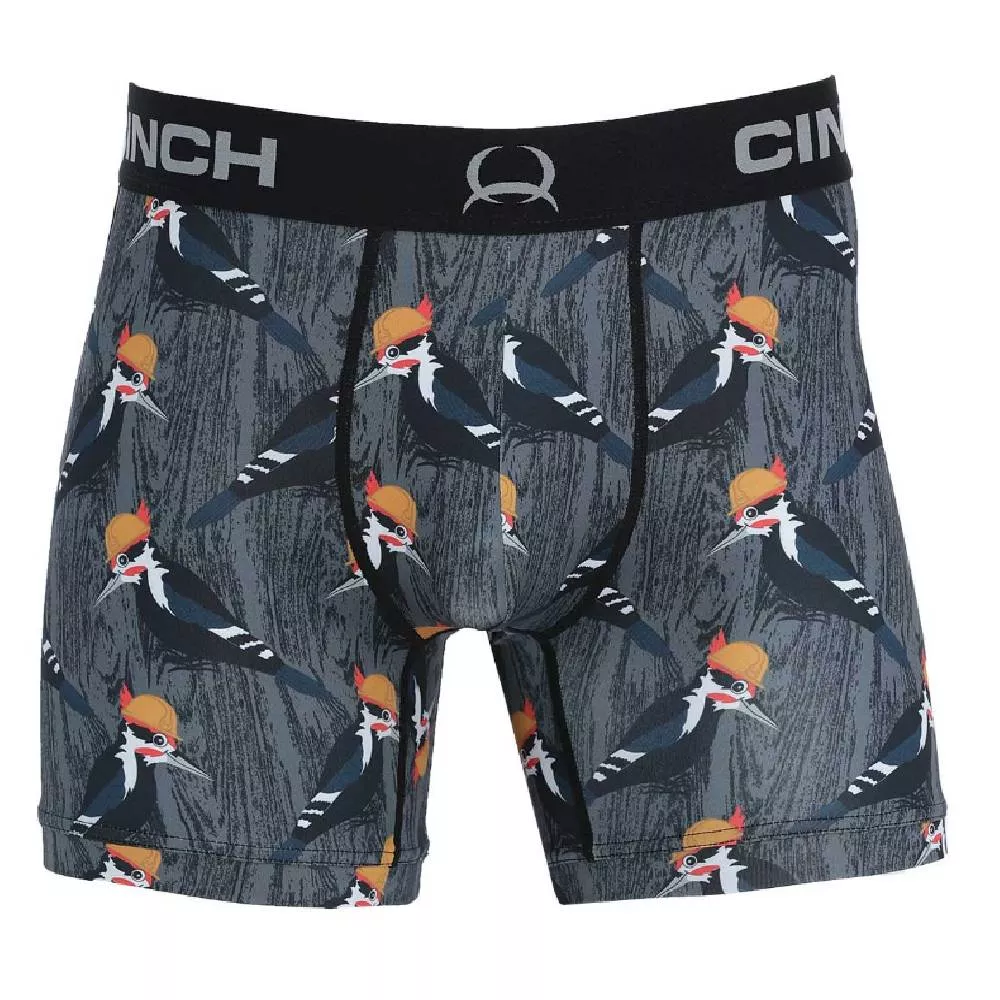 Cinch Men's Woodpecker 6" Boxer Brief