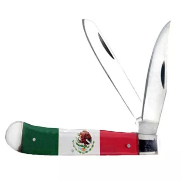 Circle SH Cutlery Folder Acrylic Two Blade Pocket Knife