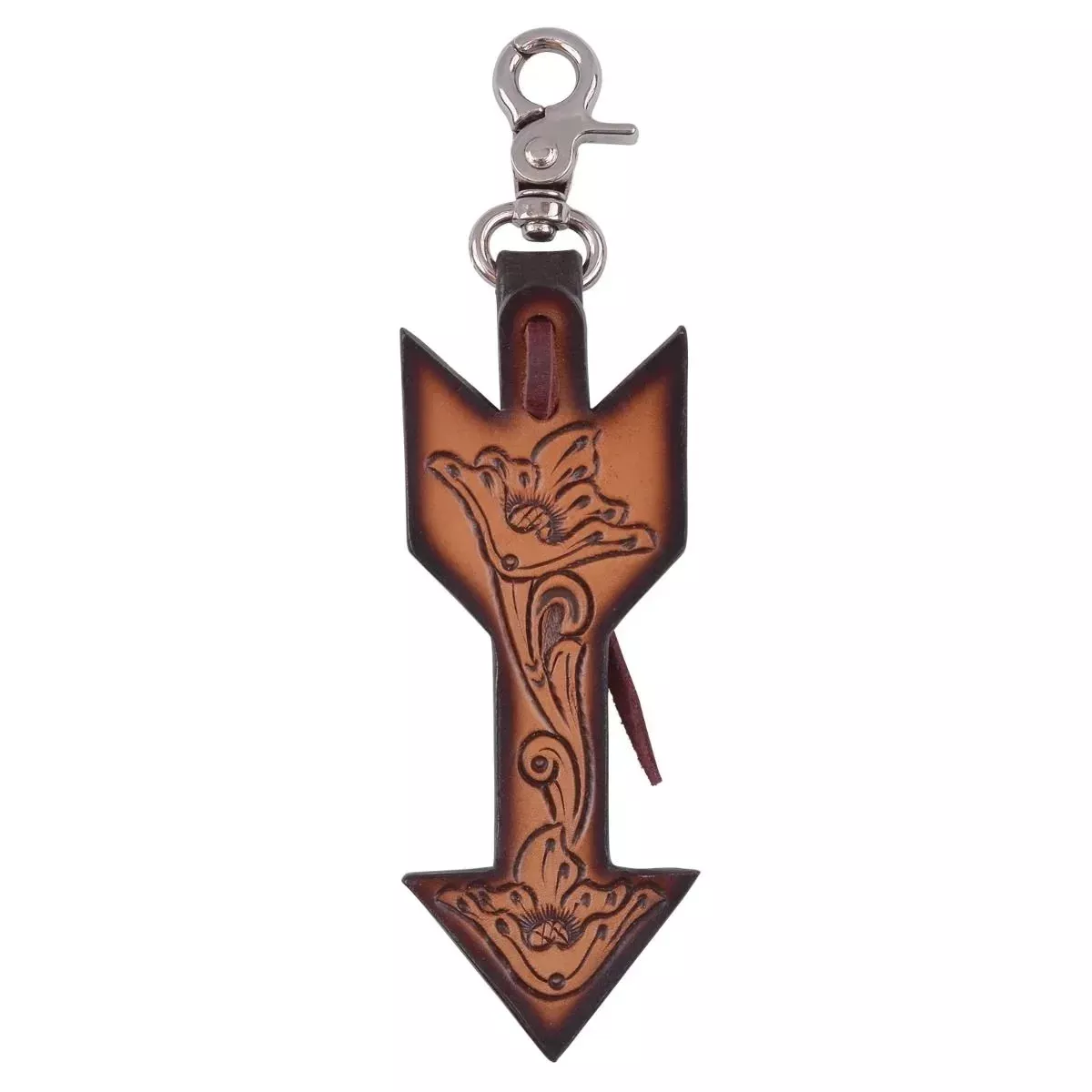 Circle Y Arrow Floral Saddle Charm