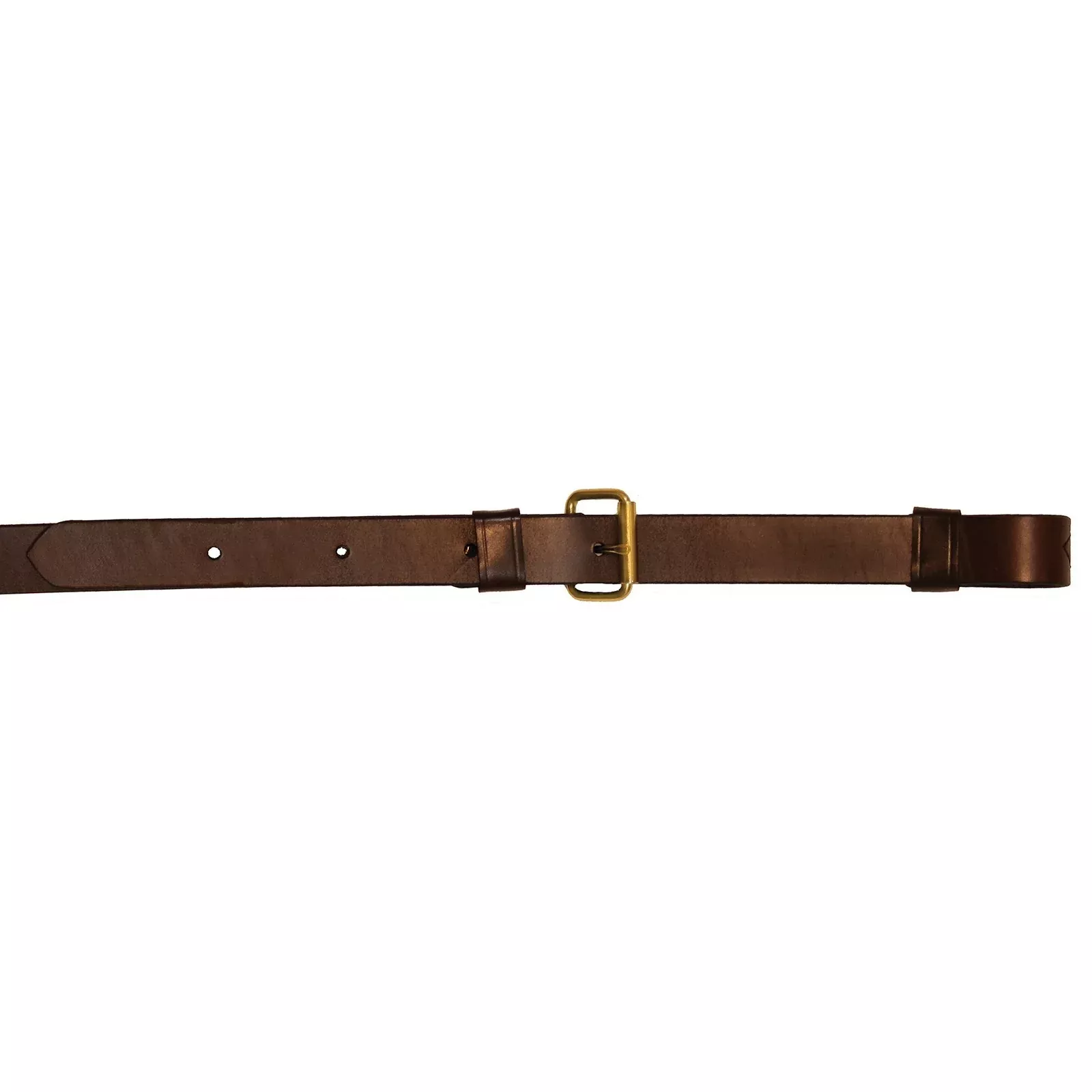 Circle Y Straight Plain Brass Flank
