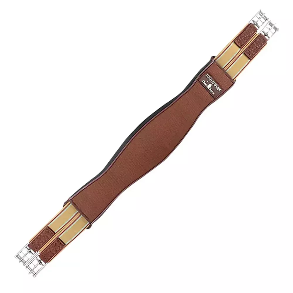 Classic Equine Comfort Equestrian Girth with Elastic Straps and Roller Buckles