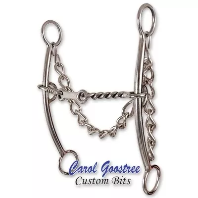 Classic Equine Goosetree Twisted Wire Short Shank Pickup Bit