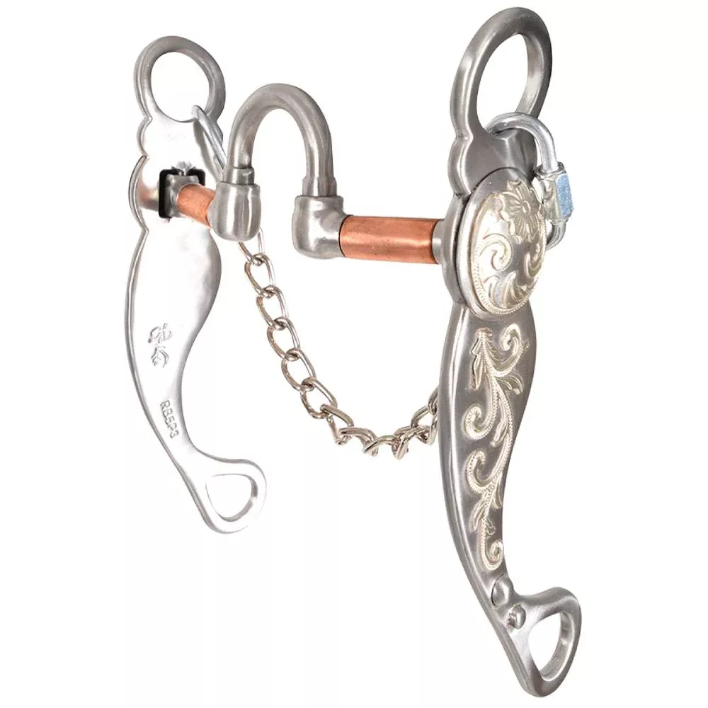 Classic Equine Roper Collection Short Shank Correction Bit With Swivel Cheeks